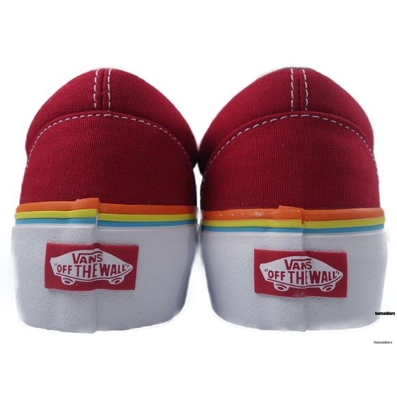 VANS CLASSIC SLIP ON MEN'S PLATFORM SHOES - Picture 5 of 7